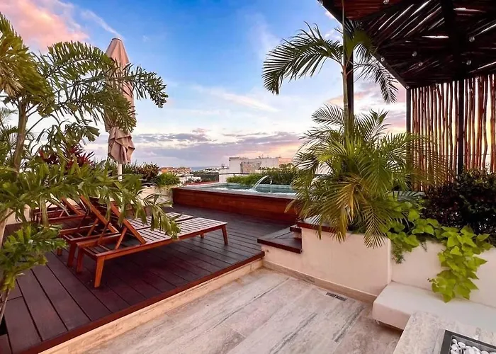 Apartment Luxurious Loft - Private Plunge Pool - Rooftop Playa del Carmen